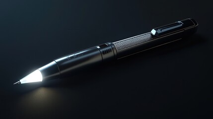 Aufkleber - A pen with a built-in light, making it easy to write in low-light conditions. Whether you're working late or need to jot down notes in the dark,