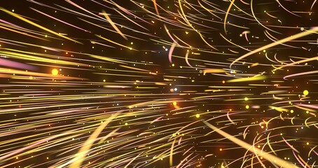 Poster - A dynamic swirl of vibrant lights