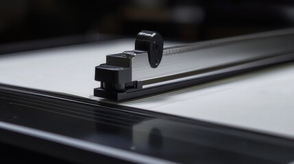 Aufkleber - A precision paper cutter with a laser guide to ensure exact cutting lines
