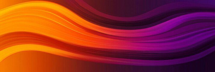 Poster - Colorful abstract waves create a vibrant background design
