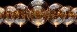 © Pic Pic - Sparkling Gold Balloons - Festive Celebration Background
