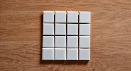 Poster - Tile Piece on White background design