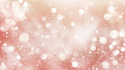 Poster - sparkling rose gold background with soft bokeh lights creates dreamy atmosphere, perfect for celebrations and special occasions