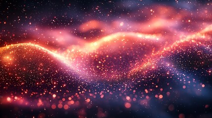 Poster - glowing electric fibers symbolizing the interconnectedness of energy in digital and physical realms