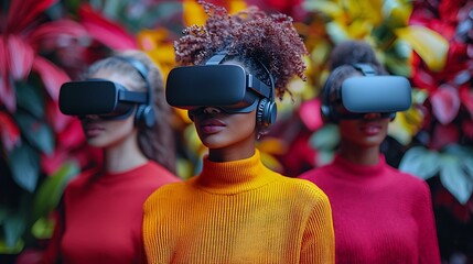 Poster - Virtual Reality Game Developers Testing New Interactive Digital Landscapes