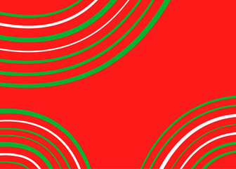 Poster - Minimalist background with gradient curved line pattern and with some copy space area