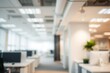 © artificial_azad! - Abstract blurred office room Background. blurry working space. use for background in business concept.