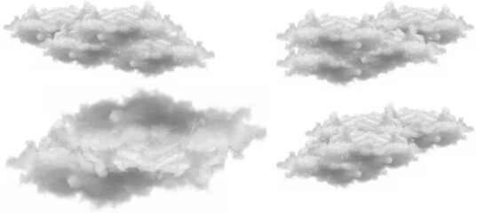 Wall Mural - clouds transparent clouds, lots of clouds with empty background, and transparent background clouds t