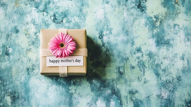 Happy Mother's Day greetings from above. with ornaments