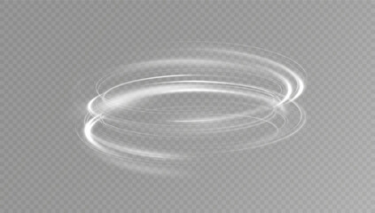 Poster - Light swirl.Glowing white spiral.