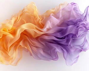 Poster - Gentle Pastel Gradient Waves Flowing in a Dreamy Digital Background