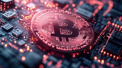Poster - Crypto transactions explained, focusing on security and peer-to-peer features with clean infographics