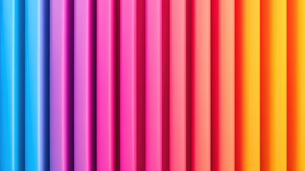 Poster - A vibrant gradient of colorful stripes radiating energy and creativity.