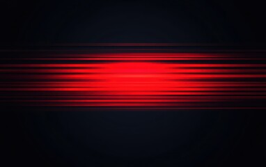Poster - Dynamic red lines against a dark background creating a modern abstract design.