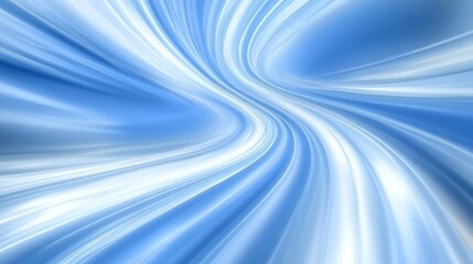 Aufkleber - Abstract Blue Swirling Light Speed Lines Background
