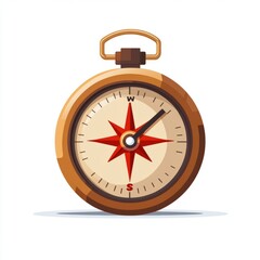 vintage compass illustration for navigation