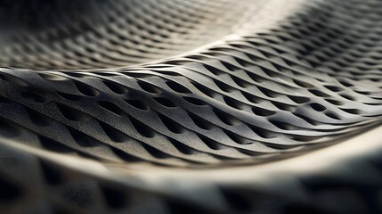 Abstract Dark Gray Textured Wavy Surface
