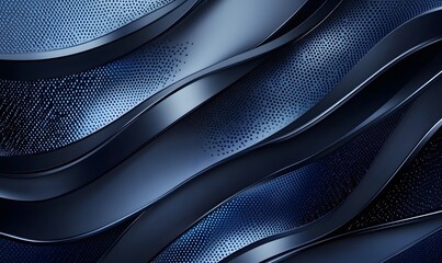 Poster - a gradient of dark grey metallic surfaces with intersecting blue light patterns