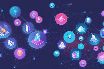 Poster - Advanced Network Abstraction Techniques for Visualizing Technology and Data Ecosystems