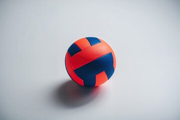 Volleyball on White Background for Sports and Leisure Activities