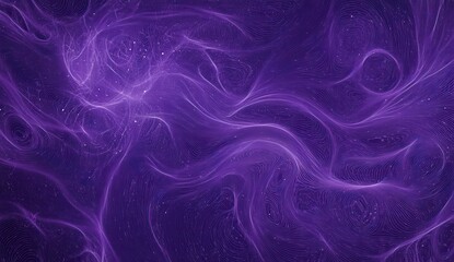 Poster - Abstract Purple Waves with Light Patterns in a Dreamy Cosmic Background, Perfect for Digital Art, Textures, and Backgrounds in Creative Projects