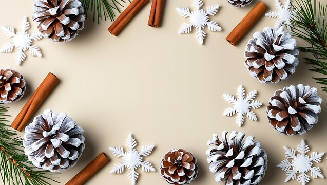 Christmas and happy new year sale baner, snowflakes and gift boxes, bright colors, 3D illustration.