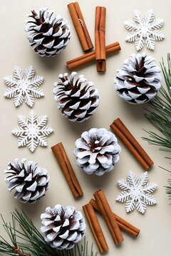 Christmas and happy new year sale baner, snowflakes and gift boxes, bright colors, 3D illustration.
