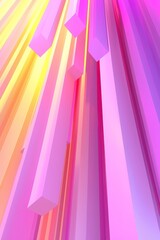 Poster - Vibrant abstract design digital art colorful geometry contemporary style visual concept for creative inspiration