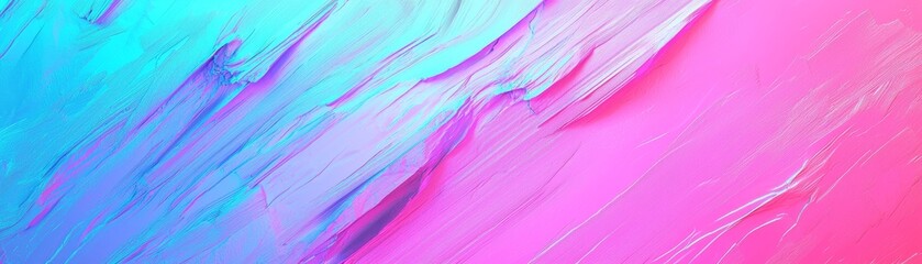 Poster - Vibrant abstract waves digital art colorful background creative environment modern aesthetic visual harmony