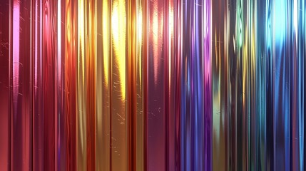 Poster - Vibrant colorful reflection art studio digital artwork contemporary environment abstract viewpoint visual impact for creativity