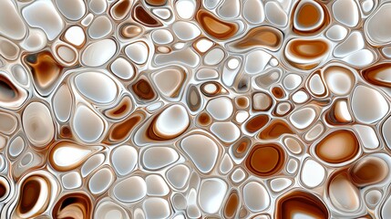 Poster - Abstract fluid shapes digital art studio graphic design creative environment macro view artistic expression