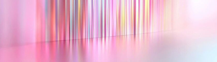 Poster - Abstract colorful stripes digital art visual content modern environment artistic viewpoint vibrant concept for seo impact
