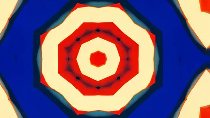 Poster - A kaleidoscope of geometric shapes in freefall, creating a mesmerizing pattern of overlapping and intersecting forms with vibrant colors and dynamic movement