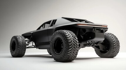 Poster - This striking electric all-terrain vehicle combines modern design elements with robust features for off-road exploration.