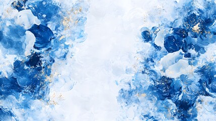 Poster - Abstract water surface art digital artwork contemporary style home decor artistic viewpoint vibrant concept