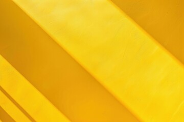 Poster - Bright yellow wall texture with diagonal shadows creating abstract pattern