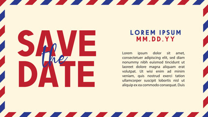 Poster - Save the date banner. Can be used for business, marketing and advertising. logo graphic design of event summit made for Technology and upcoming events.