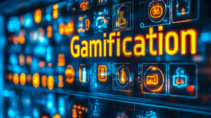 Poster - gamification concepts in technology: enhancing engagement through game dynamics in digital interface