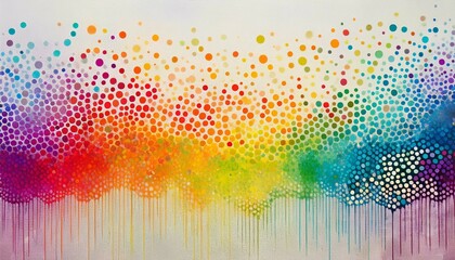 Wall Mural - abstract rainbow background