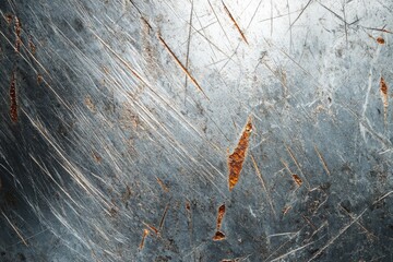 Poster - Close-up shot of a rusty metal surface, perfect for industrial or mechanical design concepts