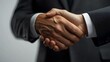 © Linett - Two businessmen shake hands to sign a successful deal.