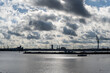 © StG Stockfoto - Die Skyline von Wismar - Gegenlicht Panorama