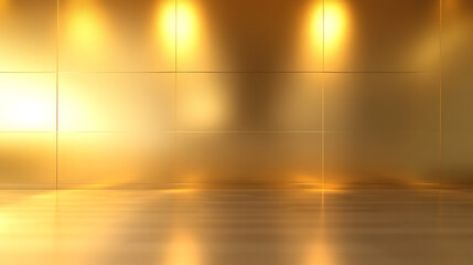 Poster - Abstract gold background with copy space, shiny surface, banner website template