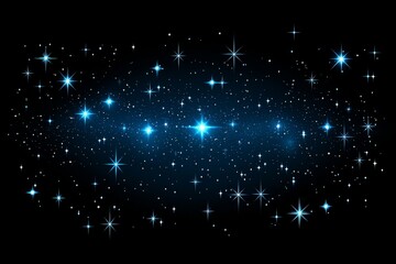 Wall Mural - abstract background with stars
