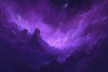stock technology was utilized to create a blue and purple galaxy background