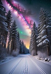 Beyond the Frost: A Majestic Journey Through Finland's Starry Winter Landscape