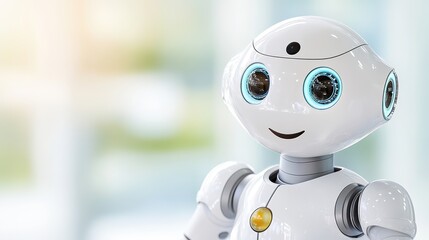 Poster - Exploring the Future of AI With a Friendly Robot Companion in a Modern Setting