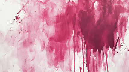 Poster - Watercolor painted background with blots and splatters, Brush stroked painting, wall, mixed paints template design