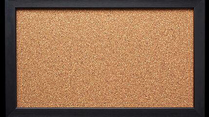 Aufkleber - Blank cork board or message board, texture or background, Brown empty cork board texture, can be used as background, top view