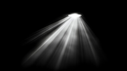 Aufkleber - Dark background with a light beam in the middle